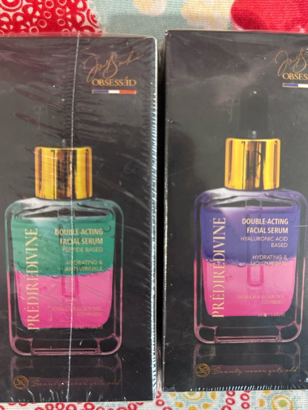 Prediredivine Double-Acting Facial Serum — Pink & Teal